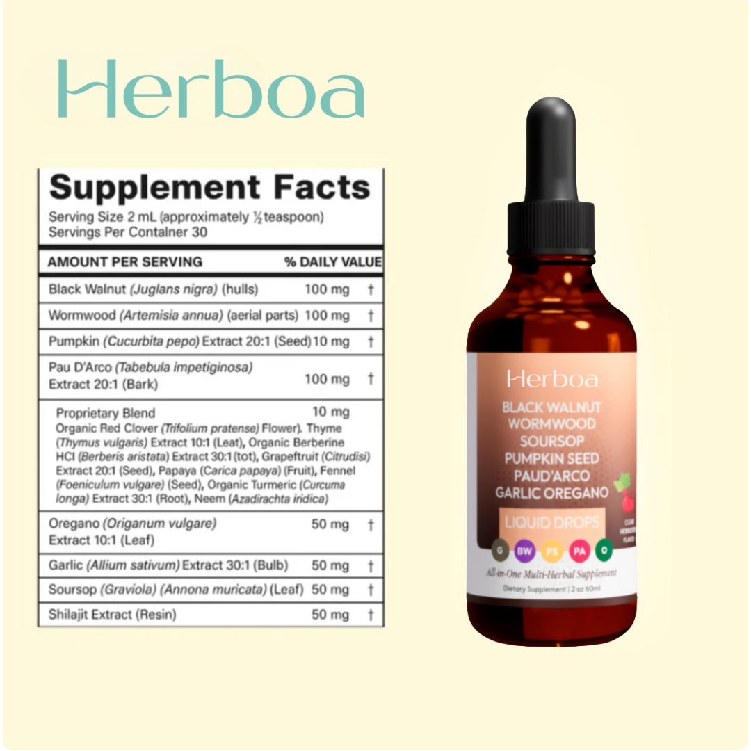 Wormwood Black Walnut Parasite Detox