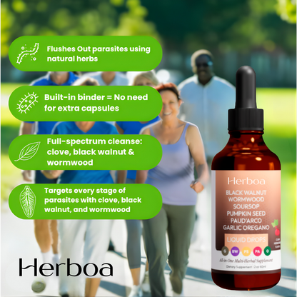 Wormwood Black Walnut Parasite Detox